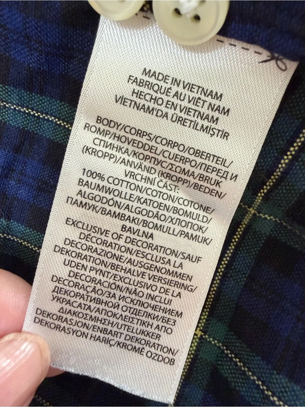 Polo Ralph Lauren RL Slim Fit Tartan Plaid Oxford Shirt Medium Green Navy $130